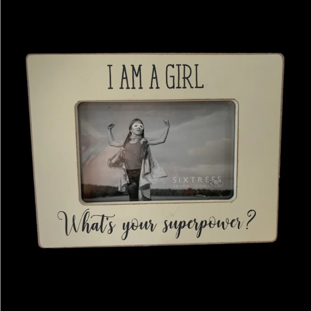 Six trees 4 X 6 girl picture frame